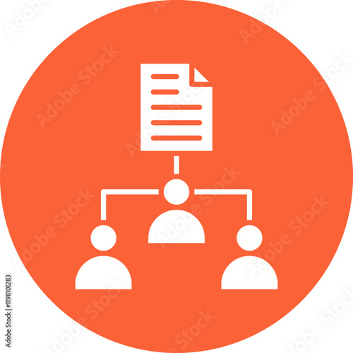 Classification icon single vector illustration