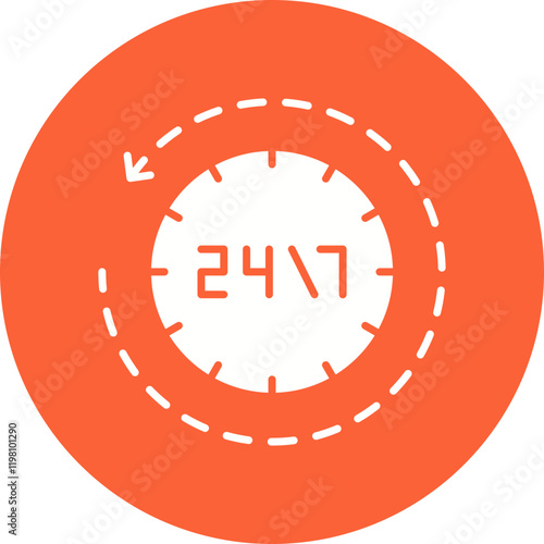 Availability icon single vector illustration