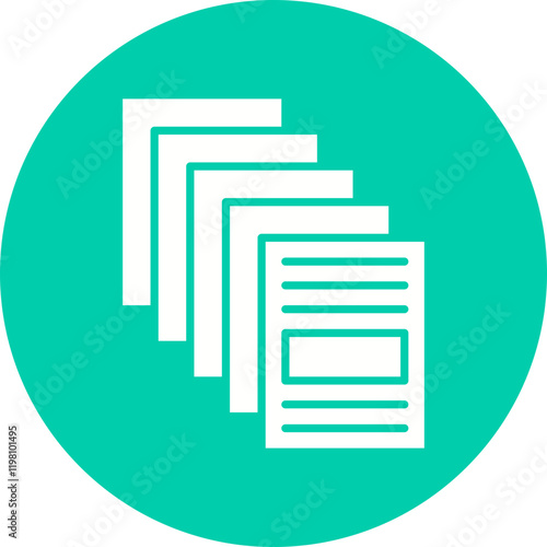 Massive Information icon single vector illustration