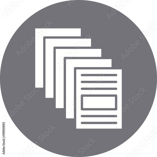 Massive Information icon single vector illustration