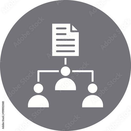 Classification icon single vector illustration