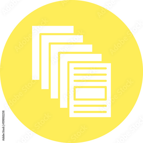 Massive Information icon single vector illustration