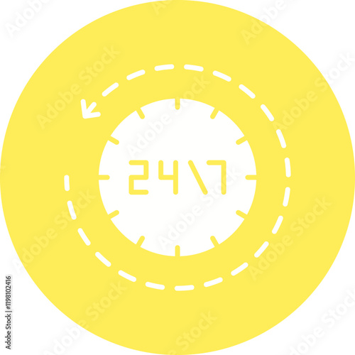 Availability icon single vector illustration