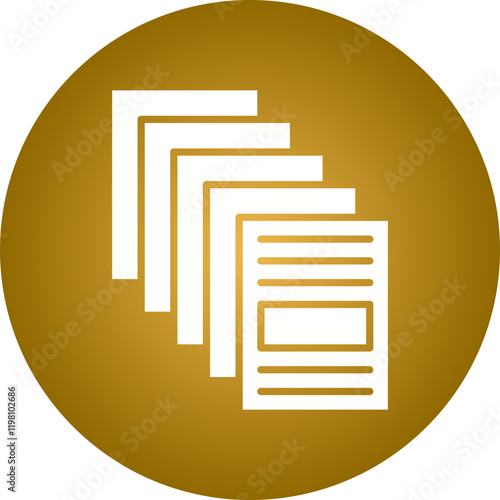 Massive Information icon single vector illustration