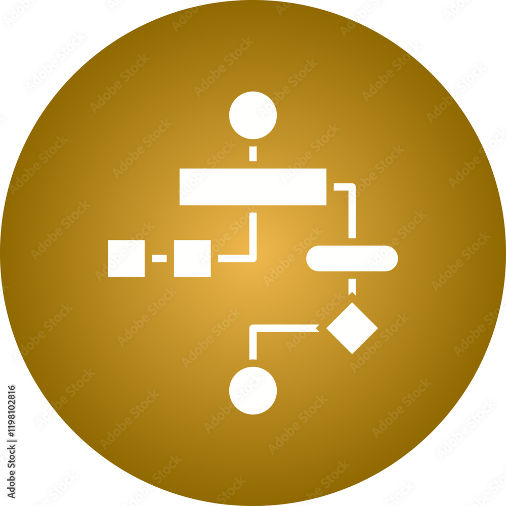 Algorithm icon single vector illustration Algorithm icon single vector illustration