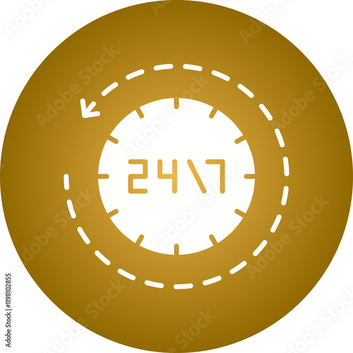 Availability icon single vector illustration