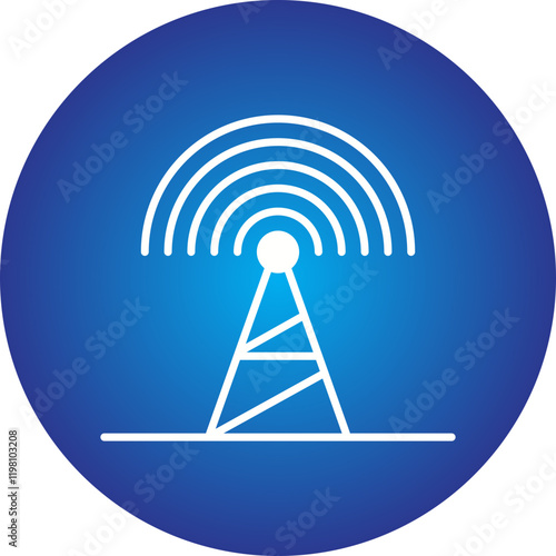 Transmission icon single vector illustration