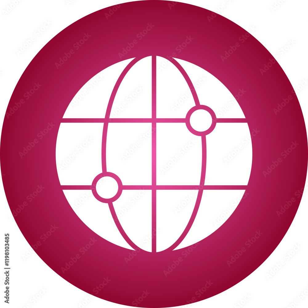Globality icon single vector illustration Globality icon single vector illustration