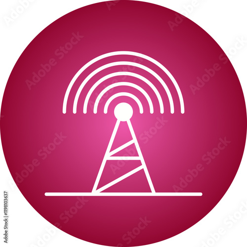 Transmission icon single vector illustration