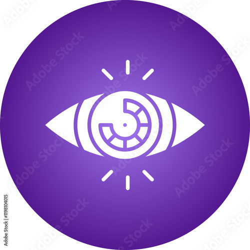 Visualization icon single vector illustration