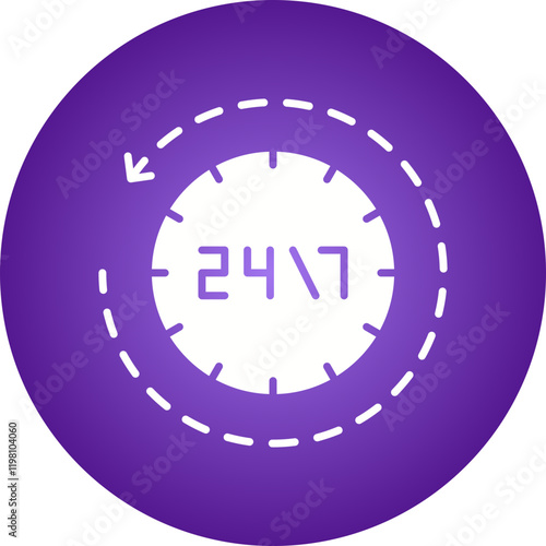 Availability icon single vector illustration