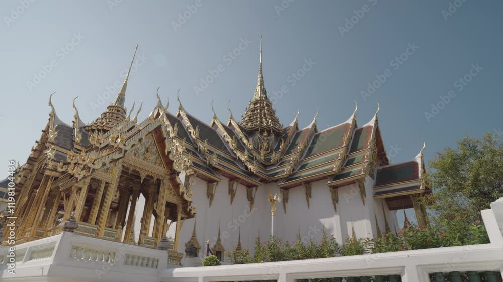 Bangkok, Thailand - The Grand Palace in Bangkok, Thailand, is a historic royal complex known for its stunning architecture. Bangkok, Thailand - The Grand Palace in Bangkok, Thailand, is a historic royal complex known for its stunning architecture.