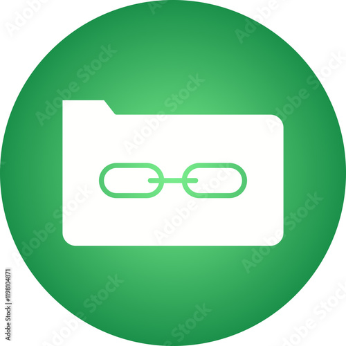 Linked Data icon single vector illustration photo