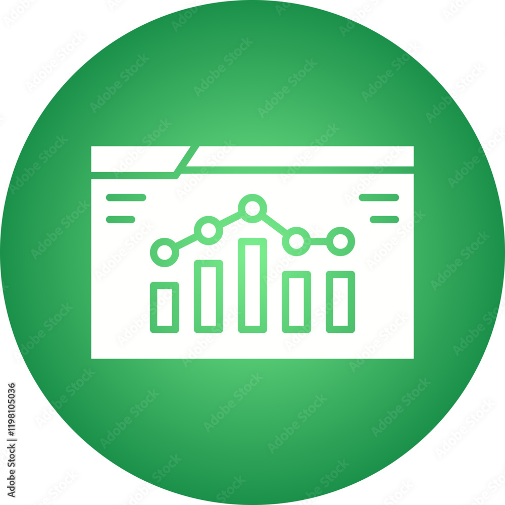 Analytics icon single vector illustration Analytics icon single vector illustration