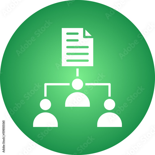 Classification icon single vector illustration