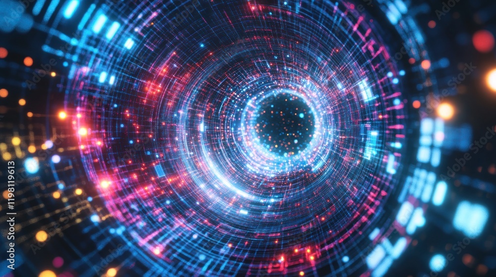Digital Vortex: A mesmerizing journey into the heart of data streams. Digital Vortex: A mesmerizing journey into the heart of data streams.