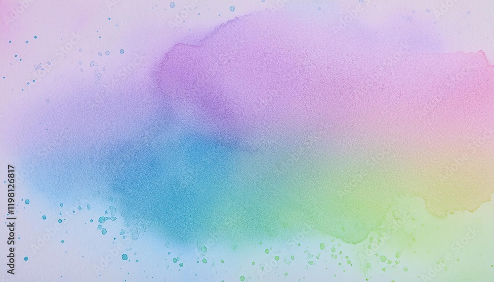 Obraz premium Pastel Watercolor Abstract Background: A Dreamy Blend of Colors