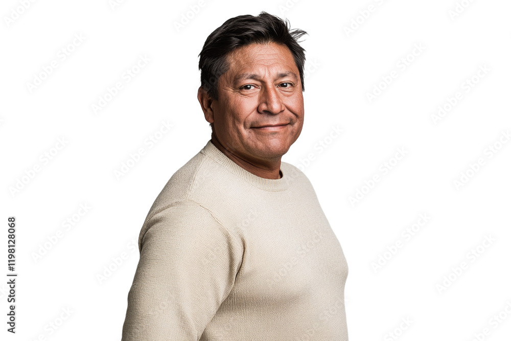 Man is smiling and wearing a white shirt Man is smiling and wearing a white shirt