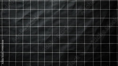 Wallpaper Mural Crumpled black gridded paper texture. Torontodigital.ca