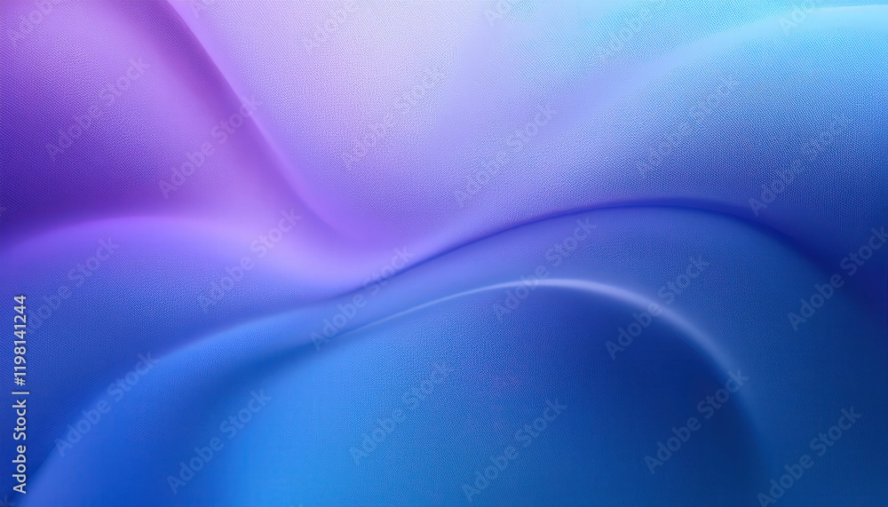 Obraz premium A smooth gradient background transitioning from dark blue to soft lavender, with subtle text placement, creating a calm and sophisticated atmosphere for professional or creative projects. 