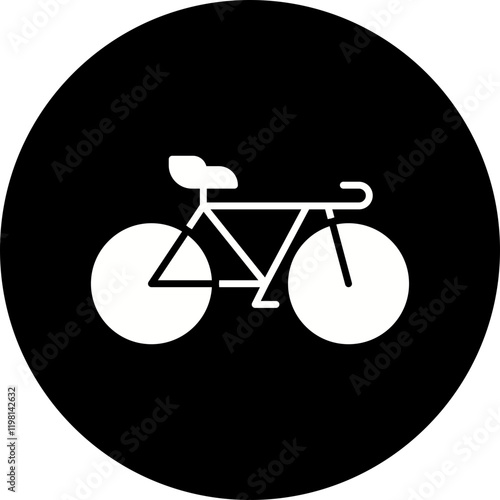 Bicycle icon single vector illustration