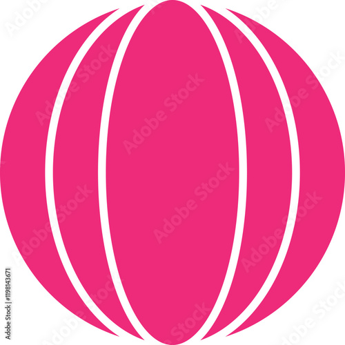 Ball icon single vector illustration