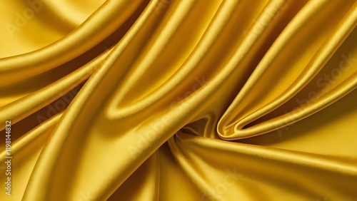 Yellow silk background 