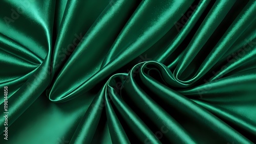 green silk background