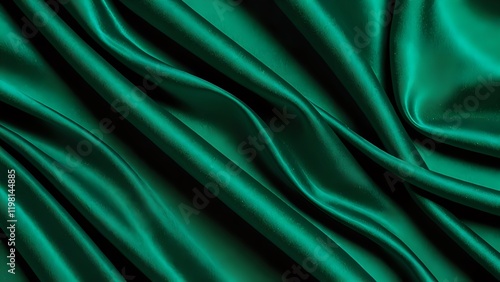 green silk background