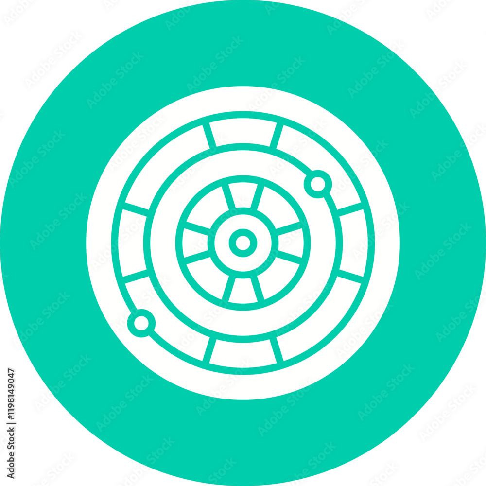 Dartboard icon single vector illustration Dartboard icon single vector illustration