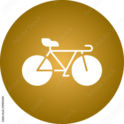 Bicycle icon single vector illustration