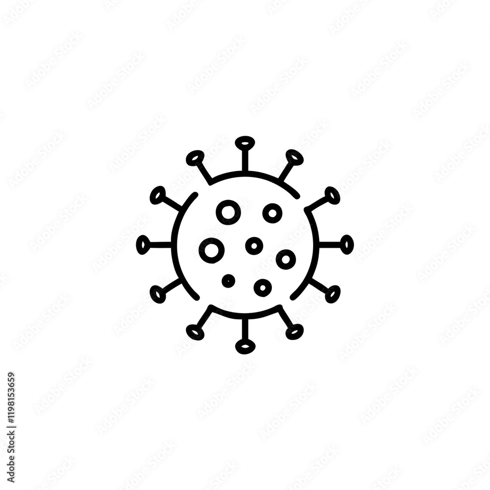virus icon isolated on transparent background
virus icon isolated on transparent background