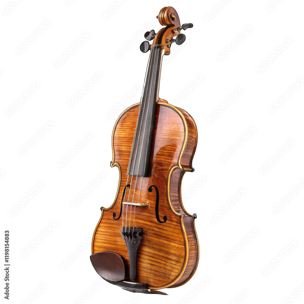 Fototapeta premium violin isolated on white background