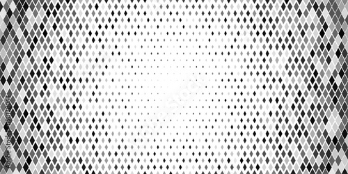 Primitive diamond pixel matrix cyber pattern. Square dot disperse background. Liquid blob cube vector fade. Abstract geometric halftone gradient. Lattice grid connect texture. Digital geo shape design
