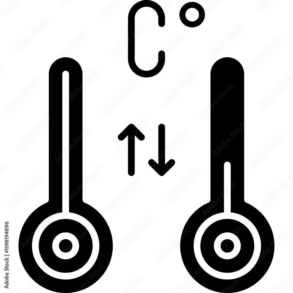 Degrees icon single vector illustration