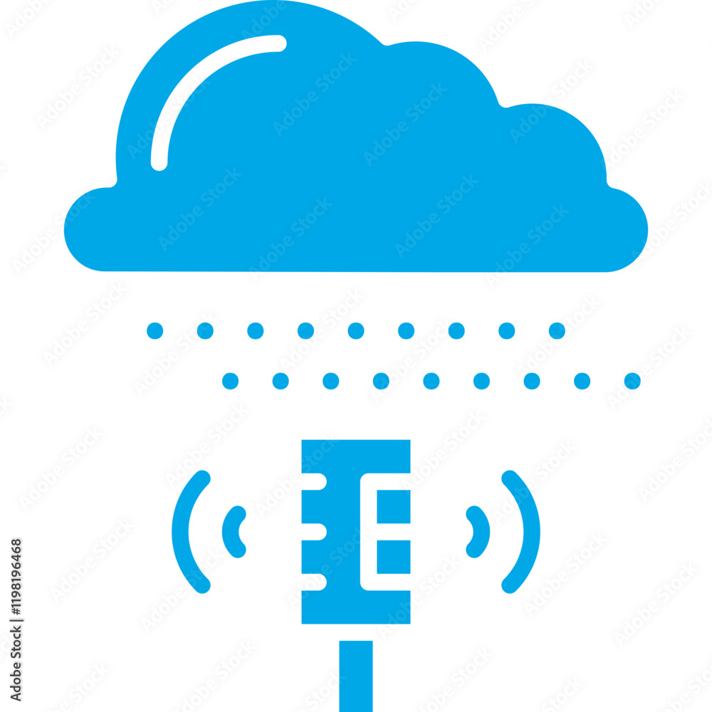 Weather Sensor icon single vector illustration Weather Sensor icon single vector illustration