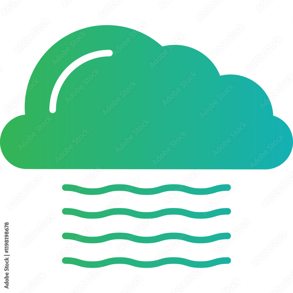 Fog icon single vector illustration Fog icon single vector illustration