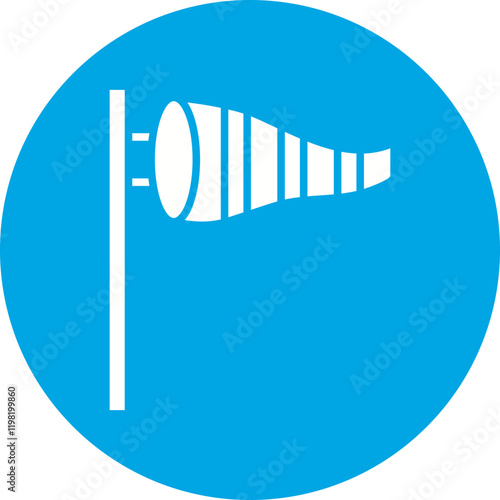 Wind Direction icon single vector illustration