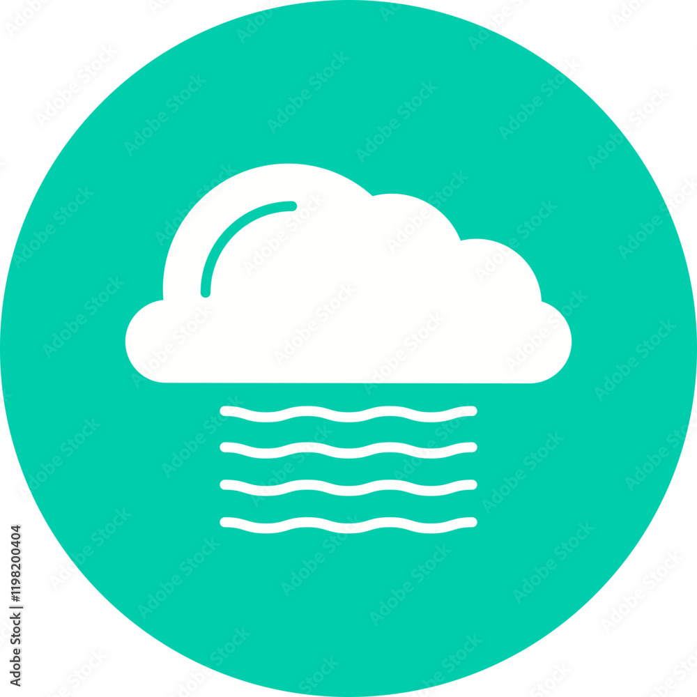Fog icon single vector illustration Fog icon single vector illustration