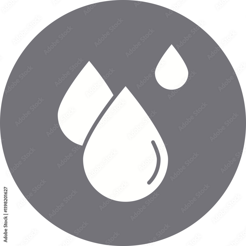 Raindrops icon single vector illustration Raindrops icon single vector illustration