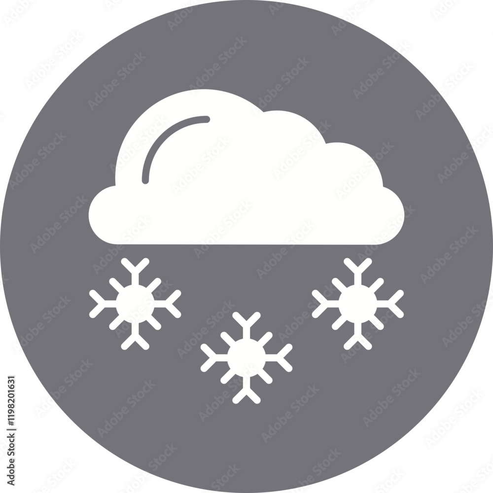 Snowy icon single vector illustration Snowy icon single vector illustration