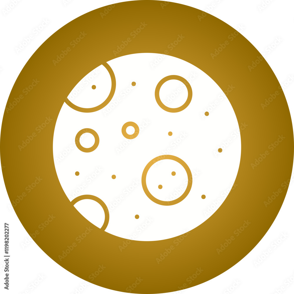 Full Moon icon single vector illustration Full Moon icon single vector illustration