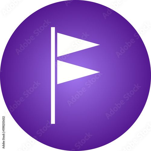 Gale Warning icon single vector illustration