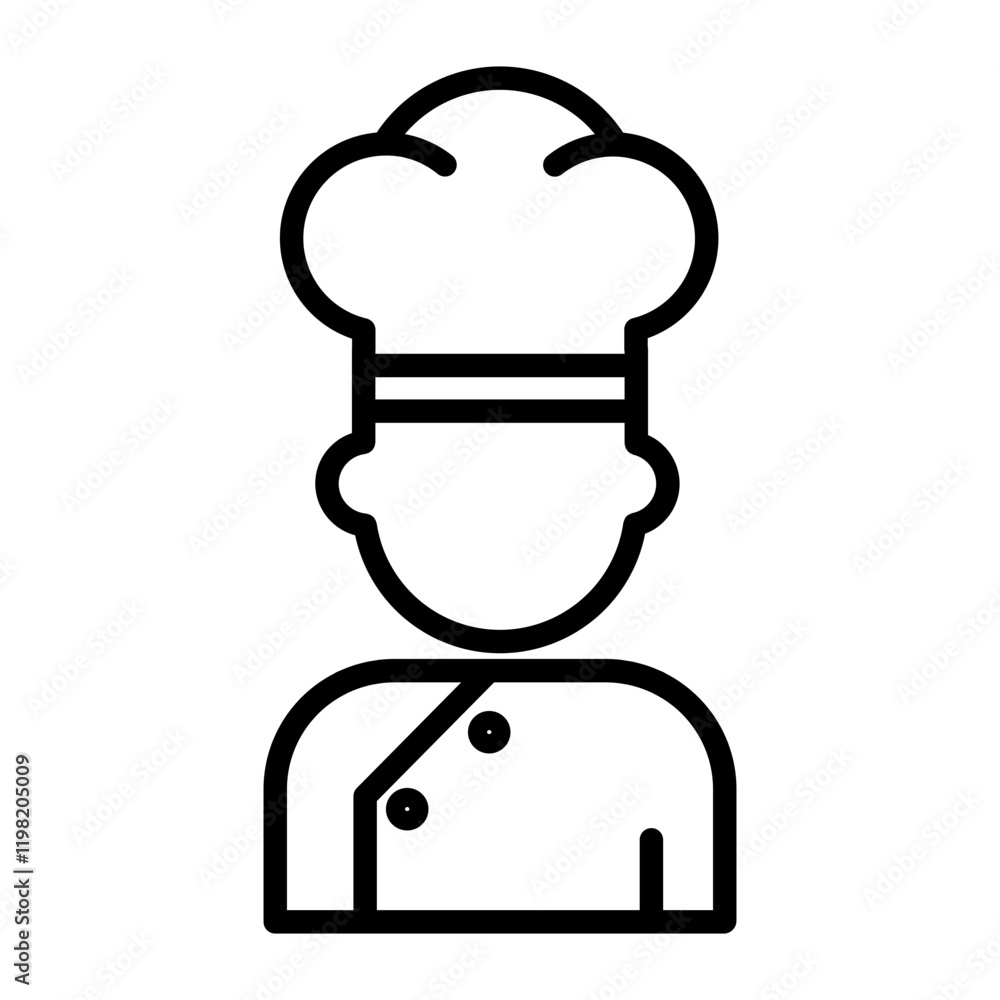 baker Line Icon baker Line Icon