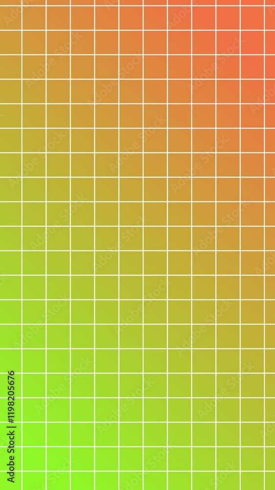 grid abstract yellow orange background with white line pattern 4K seamless loop animation grid abstract yellow orange background with white line pattern 4K seamless loop animation