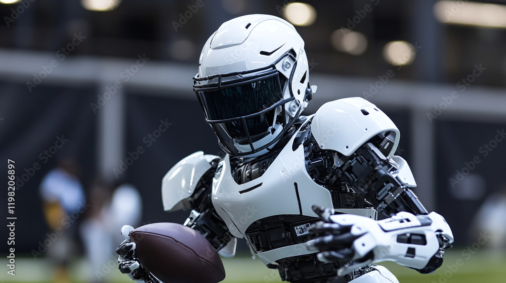 Hyper-Realistic Robot Players in High-Octane NFL Kickoff Showdown Hyper-Realistic Robot Players in High-Octane NFL Kickoff Showdown