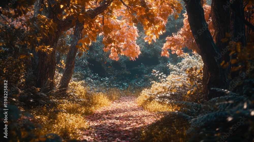 Golden Forest Path Golden Forest Path