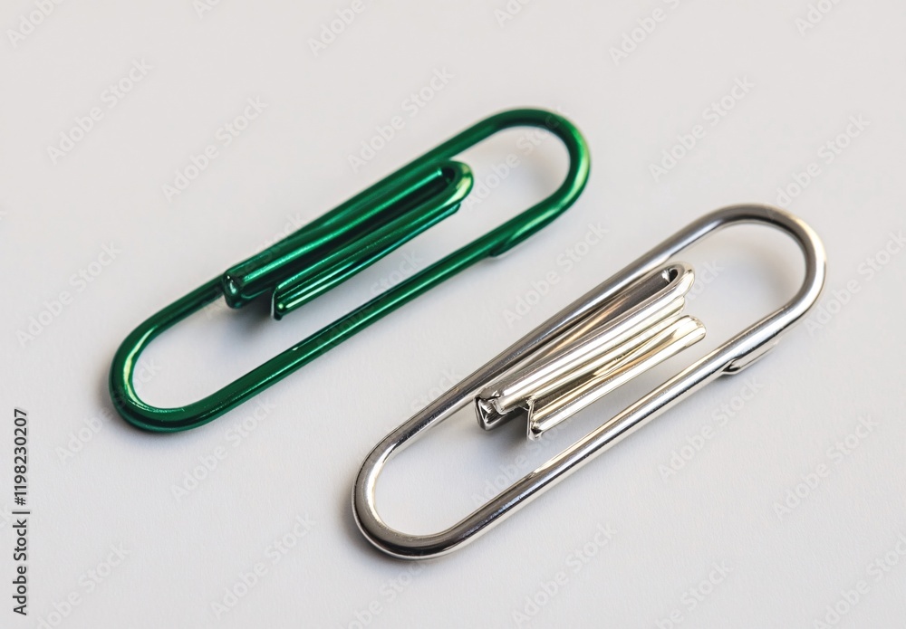 paper clip isolated on white paper clip isolated on white