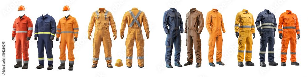 PNG Labor Uniforms Isolated on White Background PNG Labor Uniforms Isolated on White Background