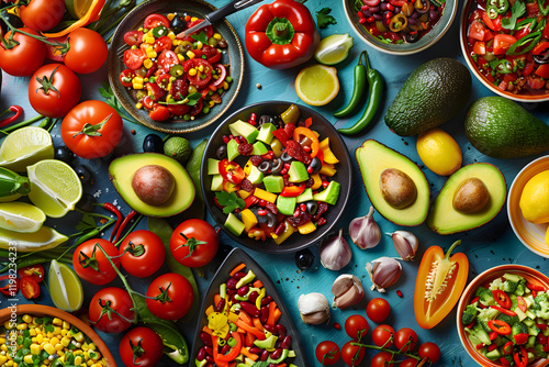 Wallpaper Mural Inspiring Vegan Meal Preparation and Finished Dishes to Encourage Healthy Eating Torontodigital.ca